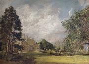 John Constable Malvern Hall:The entrance front oil painting on canvas